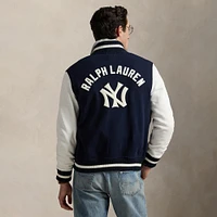 Polo Ralph Lauren Navy Yankees  Fleece Jacket