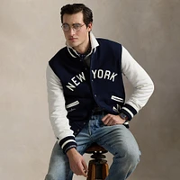 Polo Ralph Lauren Navy Yankees  Fleece Jacket