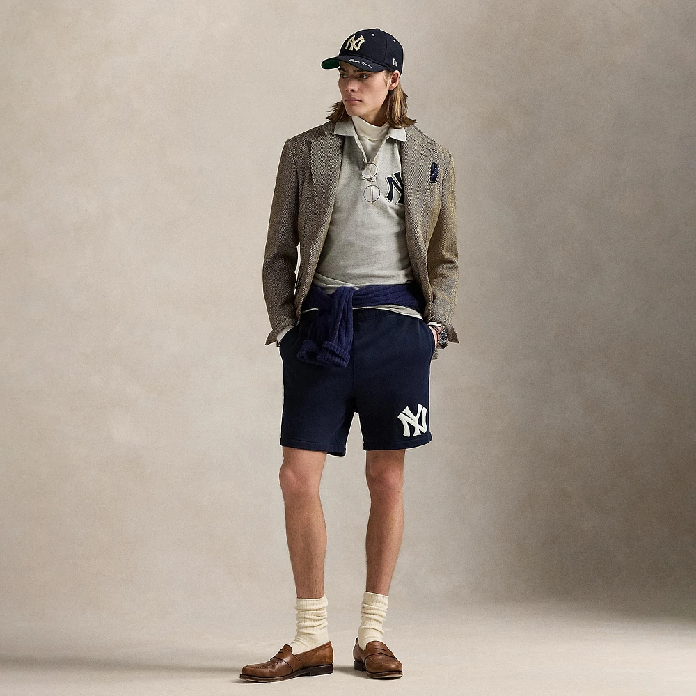 Polo Ralph Lauren Navy Yankees  Fleece Shorts