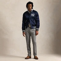 Veste en satin bleu marine des Yankees Polo Ralph Lauren