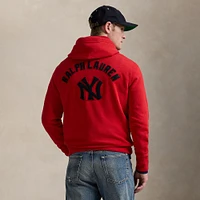 Sweat à capuche en polaire rouge des Yankees de Polo Ralph Lauren