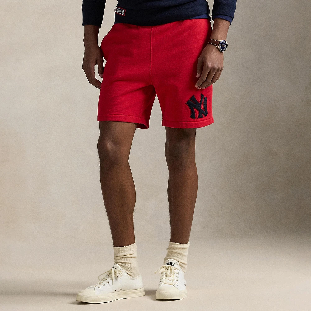 Polo Ralph Lauren Red Yankees Fleece Shorts