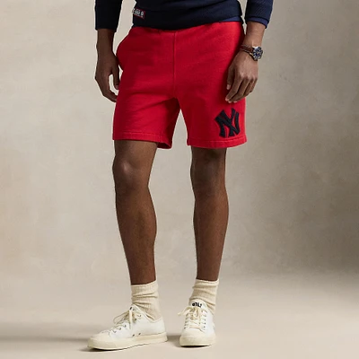 Polo Ralph Lauren Red Yankees  Fleece Shorts