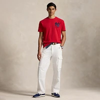 T-shirt Polo Ralph Lauren rouge en jersey des Yankees