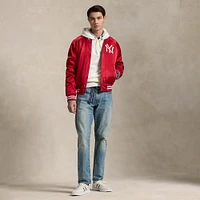 Veste en satin rouge des Yankees Polo Ralph Lauren