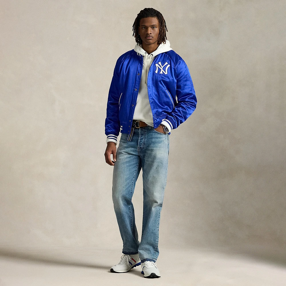 Polo Ralph Lauren Royal Yankees  Satin Jacket