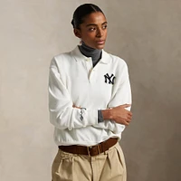 Polo Ralph Lauren White Yankees  Fleece