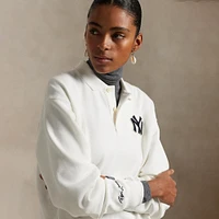 Polo Ralph Lauren White Yankees  Fleece