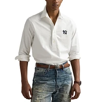 Polo Ralph Lauren White Yankees  Oxford Shirt