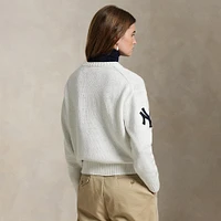 Polo Ralph Lauren White Yankees  Sweater