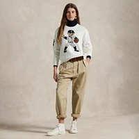 Polo Ralph Lauren White Yankees  Sweater