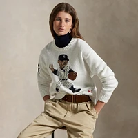 Polo Ralph Lauren White Yankees  Sweater