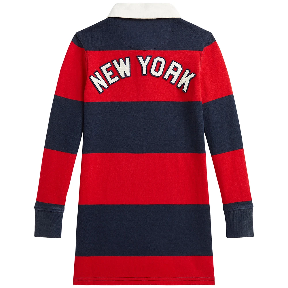 Preschool Polo Ralph Lauren  Navy/Red Yankees Rugby Dress