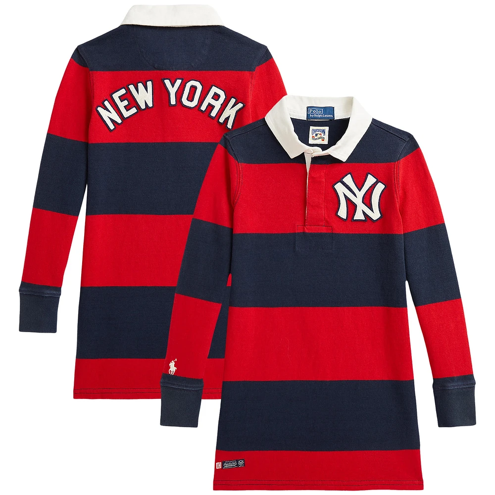Preschool Polo Ralph Lauren Navy/Red Yankees Rugby Dress