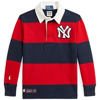 Preschool Polo Ralph Lauren  Navy/Red Yankees Rugby Knit Shirt
