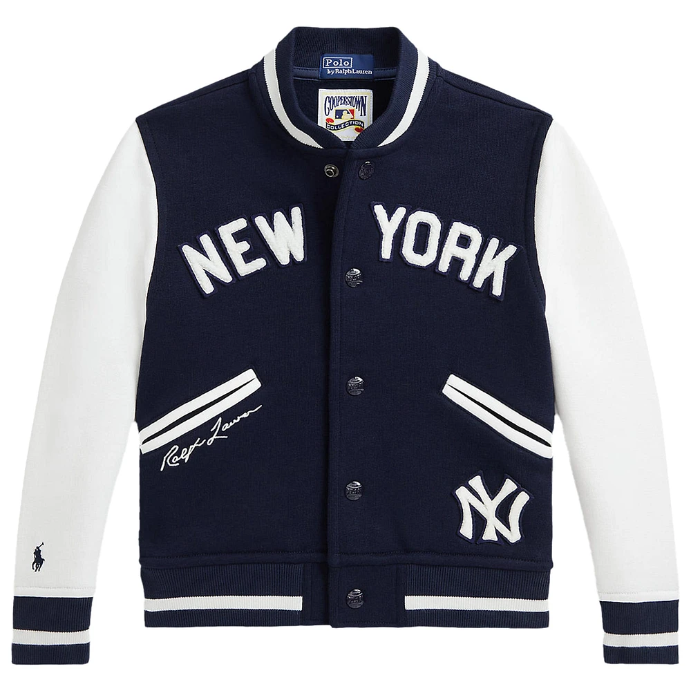 Veste polaire bleu marine Polo Ralph Lauren pour enfant d'âge préscolaire