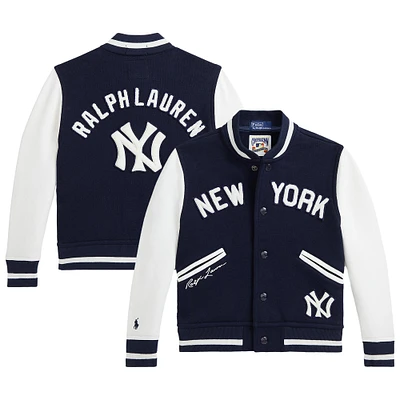 Veste polaire bleu marine Polo Ralph Lauren pour enfant d'âge préscolaire
