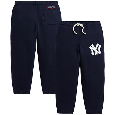 Pantalon de survêtement bleu marine des Yankees Polo Ralph Lauren pour enfant d'âge préscolaire