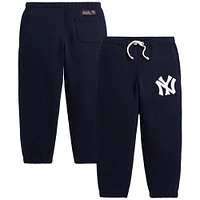 Pantalon de survêtement bleu marine des Yankees Polo Ralph Lauren pour enfant d'âge préscolaire