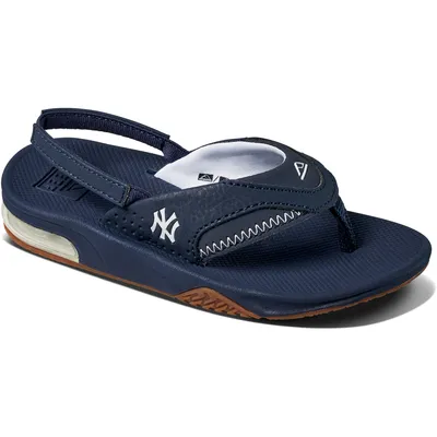 New York Yankees REEF Preschool Fanning Sandals