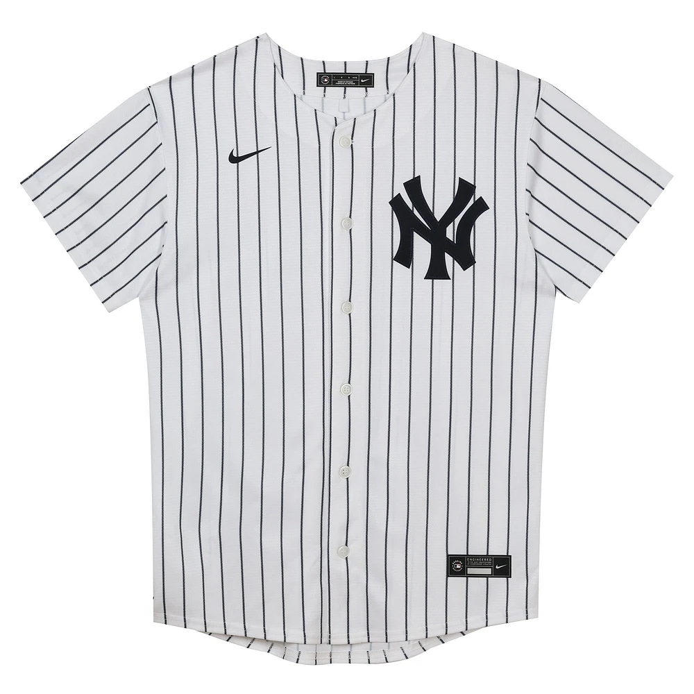 Preschool White New York Yankees Home Blank Replica Jersey