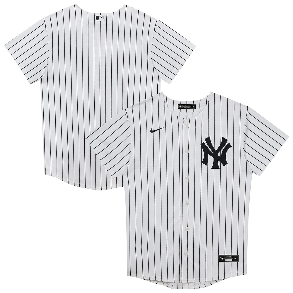 Preschool White New York Yankees Home Blank Replica Jersey