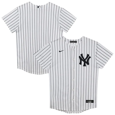 Preschool White New York Yankees Home Blank Replica Jersey