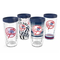 Tervis New York Yankees Four-Pack 16oz. Classic Tumbler Set