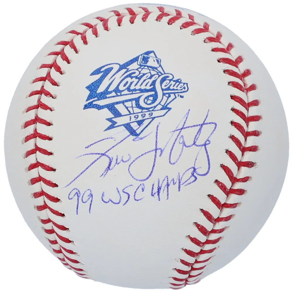 Andy Pettitte New York Yankees Autographed 1996 World Series Logo Baseball  with 96 WS Champs Inscription