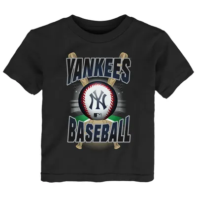 New York Yankees Girls Short Sleeve Graphic Tee 