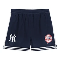 Ensemble t-shirt et short de frappeur champ intérieur pour tout-petits, gris/bleu marine, des Yankees New York