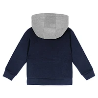 Toddler Gray/Navy New York Yankees Wind Up Pullover Hoodie and Sweatpants Set