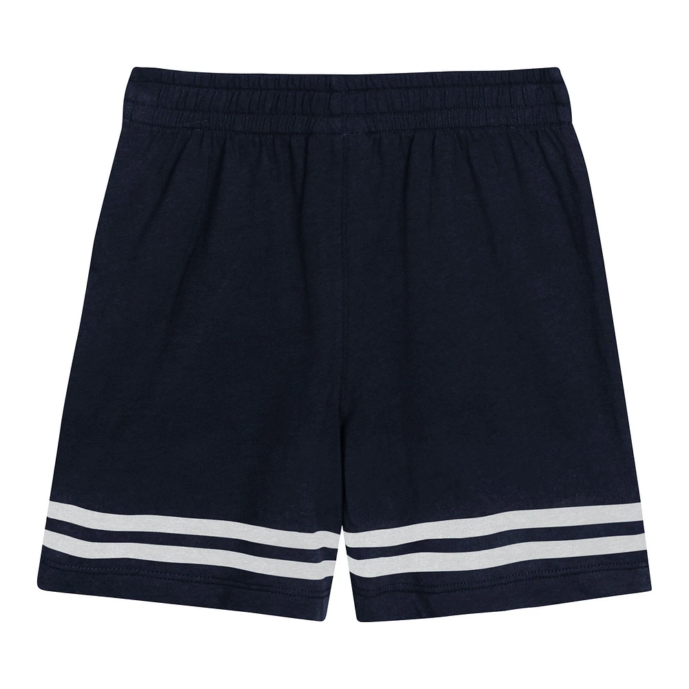 Ensemble t-shirt et short bleu marine pour tout-petits avec ballon bonus des Yankees de New York