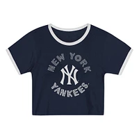 Toddler  Navy New York Yankees Double Run T-Shirt & Shorts Set