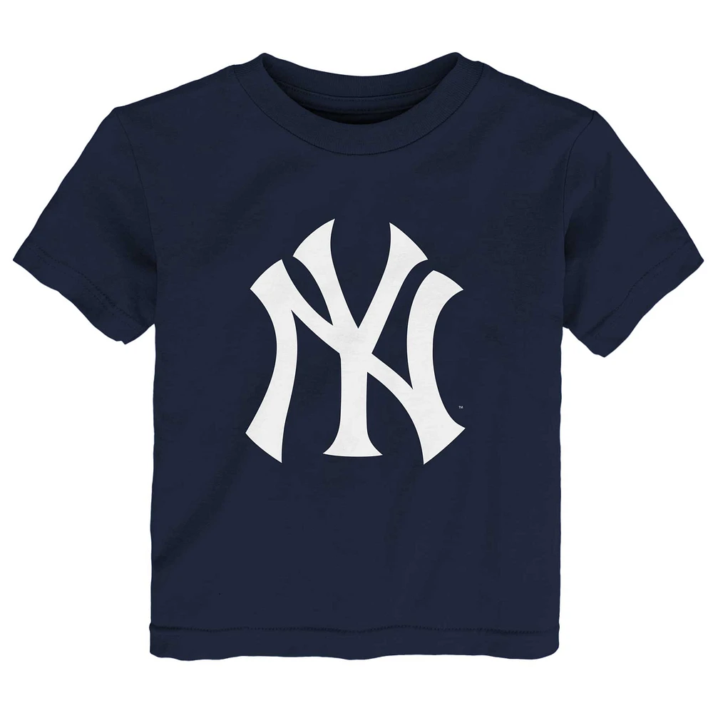 Toddler Navy New York Yankees Primary Team Logo - T-Shirt