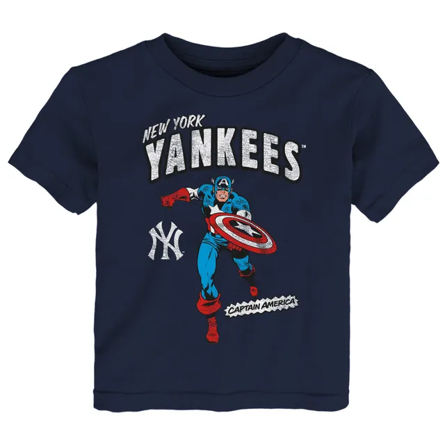 Lids New York Yankees Youth Stealing Home T-Shirt - Navy