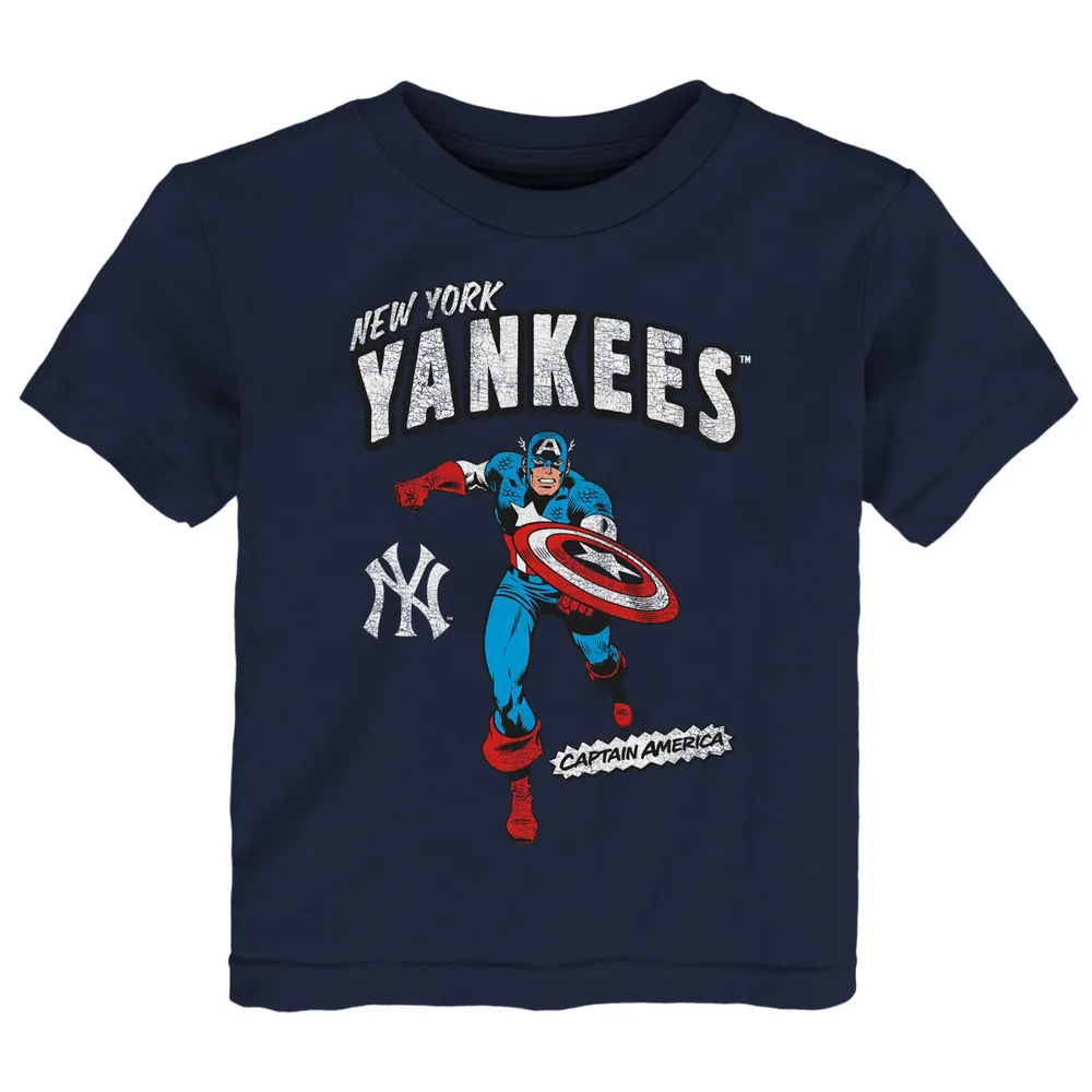 Outerstuff Youth Navy Boston Red Sox Stealing Home T-Shirt