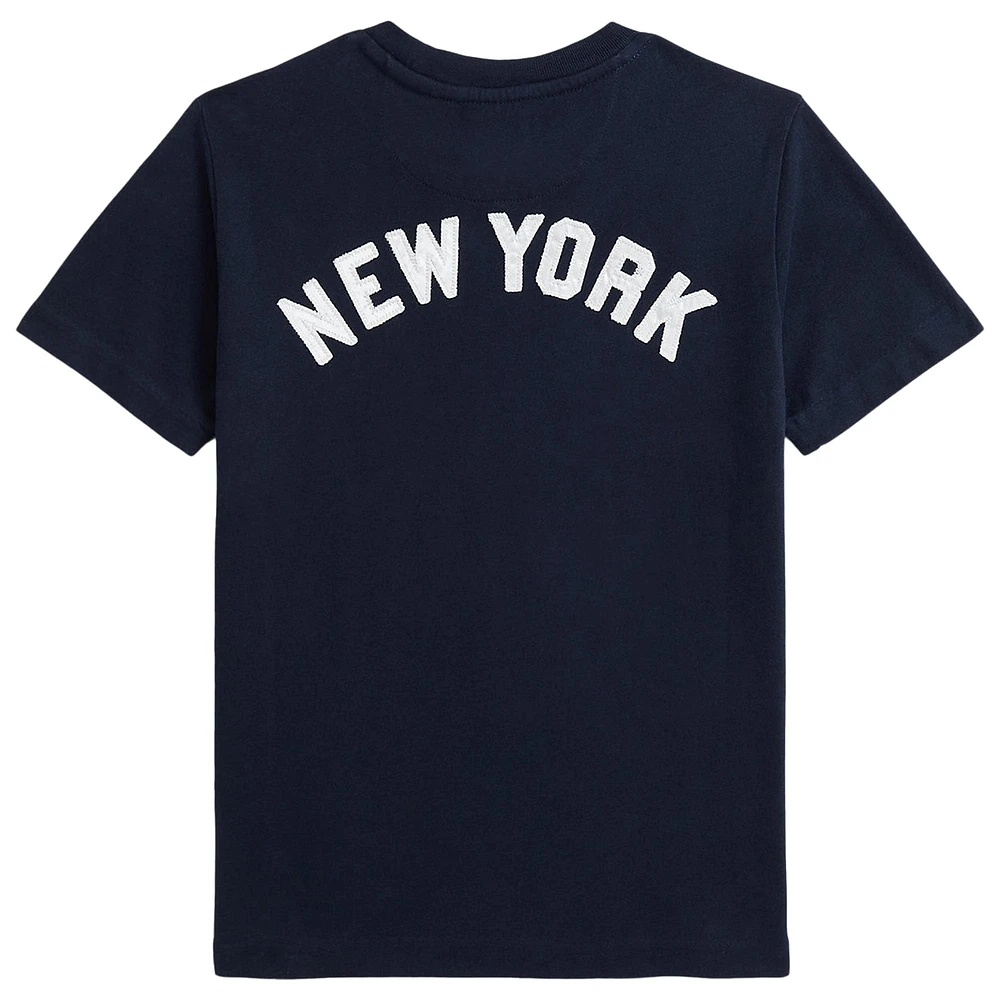 Toddler Polo Ralph Lauren  Navy Yankees Jersey T-Shirt