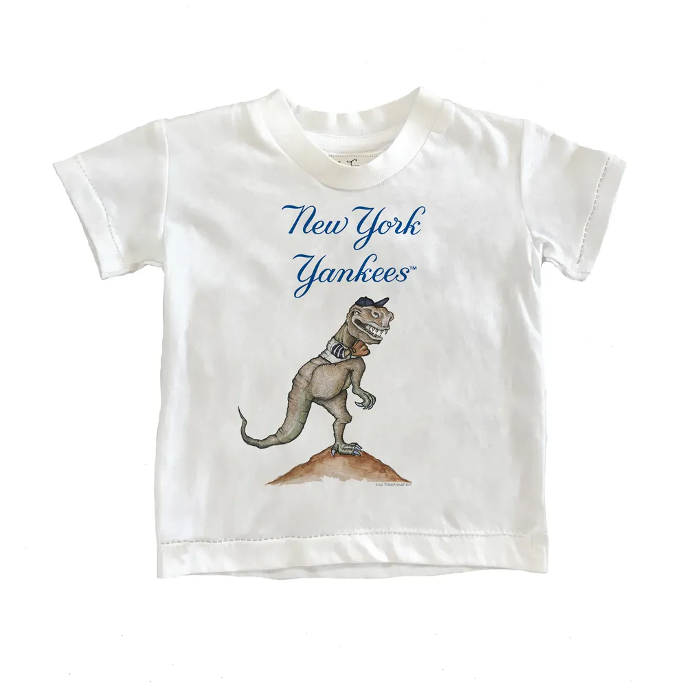 Lids New York Yankees Tiny Turnip Toddler TT Rex T-Shirt - White