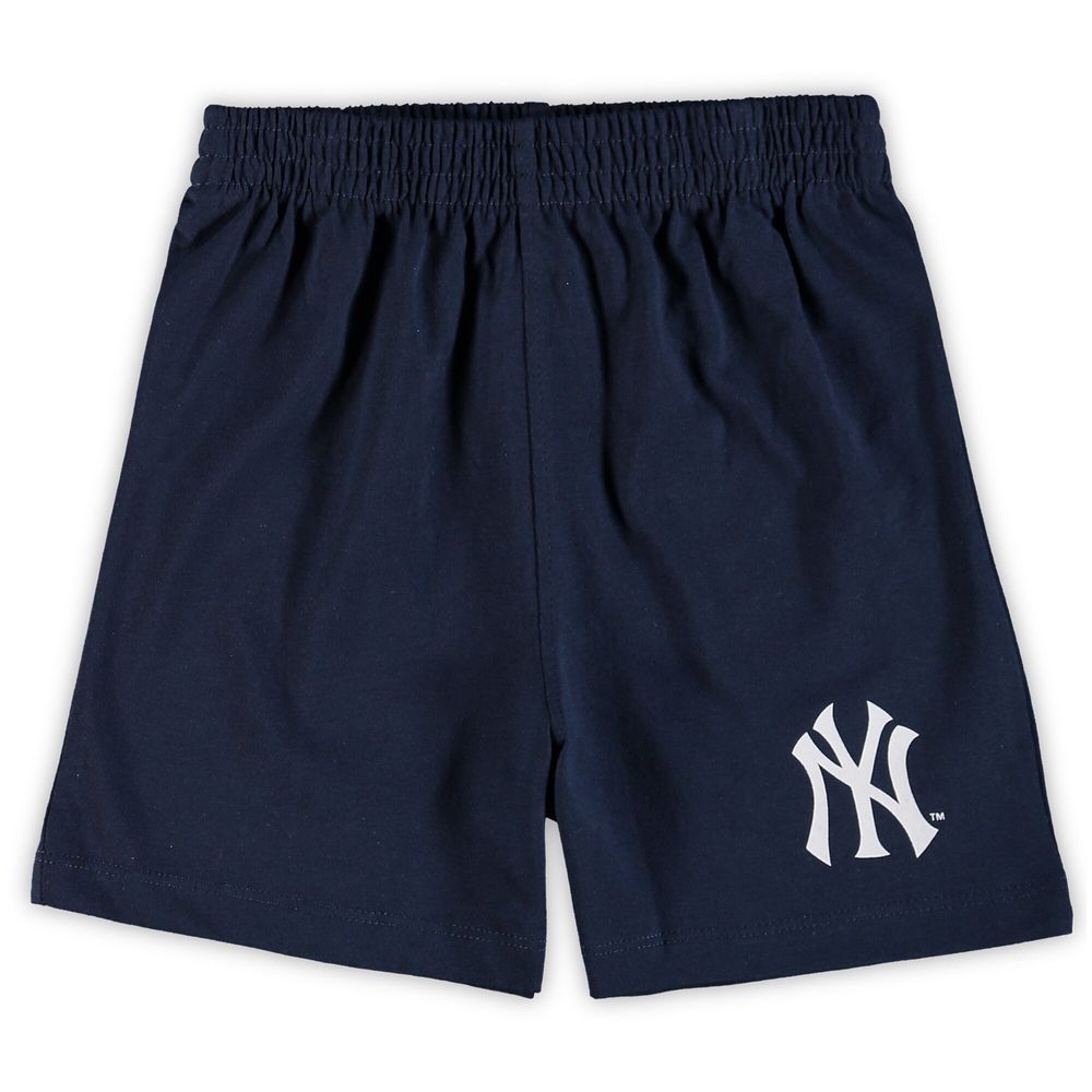 New York Yankees Infant Position Player T-Shirt & Shorts Set - White/Navy