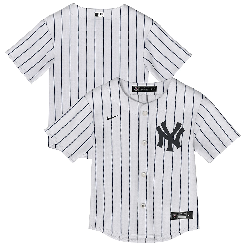 Toddler White New York Yankees Home Replica Jersey