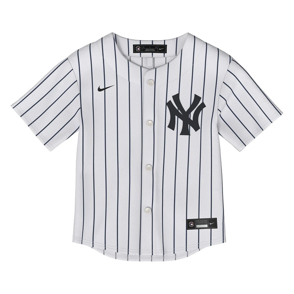 Toddler White New York Yankees Home Replica Jersey
