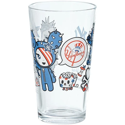 tokidoki New York Yankees 16oz. Pint Glass