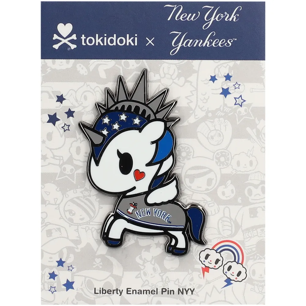 tokidoki Pin en émail Licorne des Yankees de New York