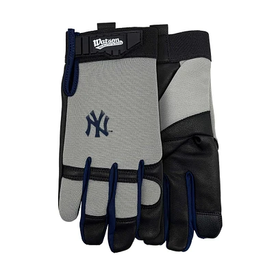 Gants unisexes Watson Gris New York Yankees haute performance pour adultes