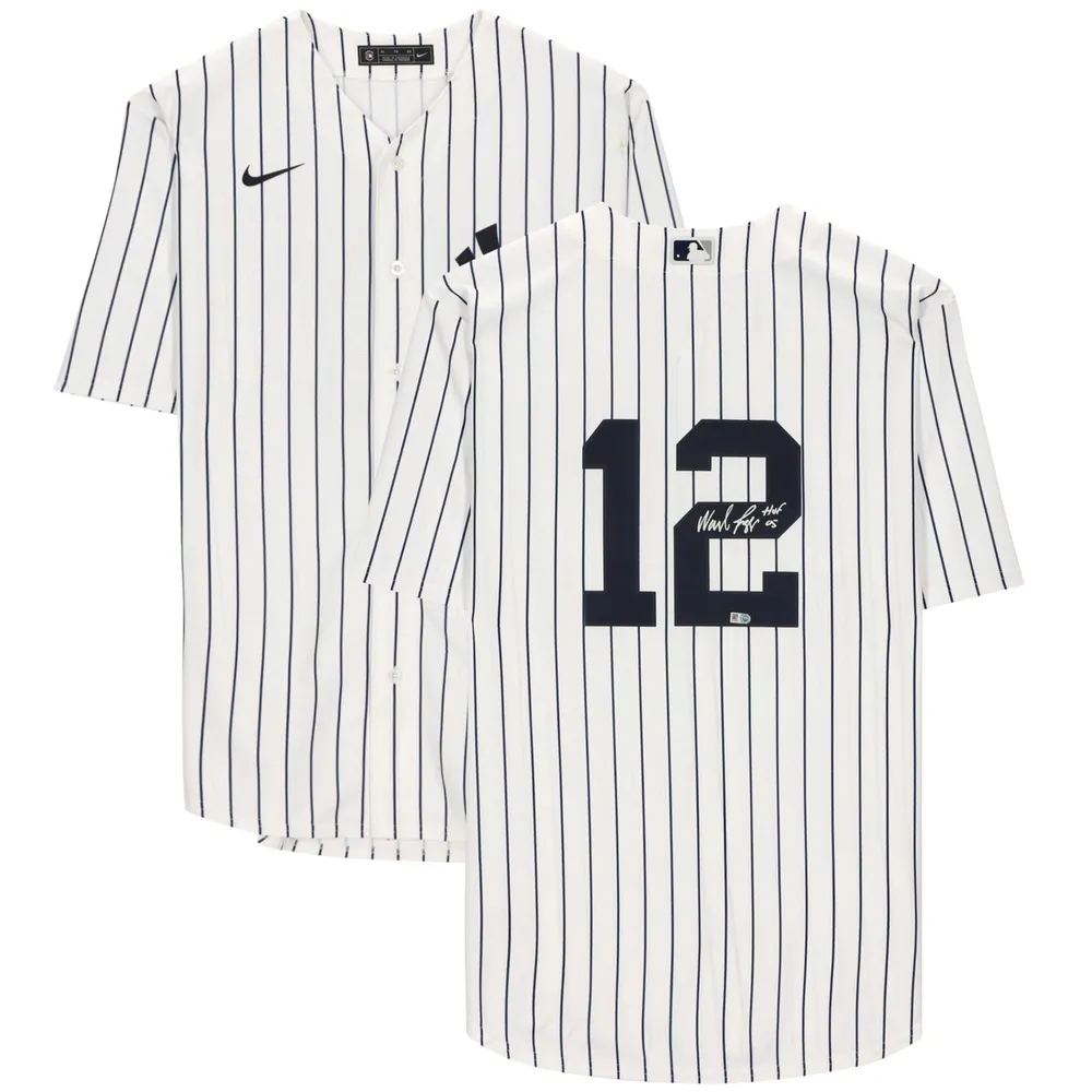 Lids Wade Boggs New York Yankees Fanatics Authentic Autographed White Nike  Replica Jersey with HOF 05 Inscription