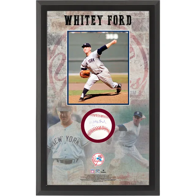 Fanatics Authentic Whitey Ford New York Yankees Framed 15 x 17 Baseball Hall of Fame Collage with Facsimile Signature