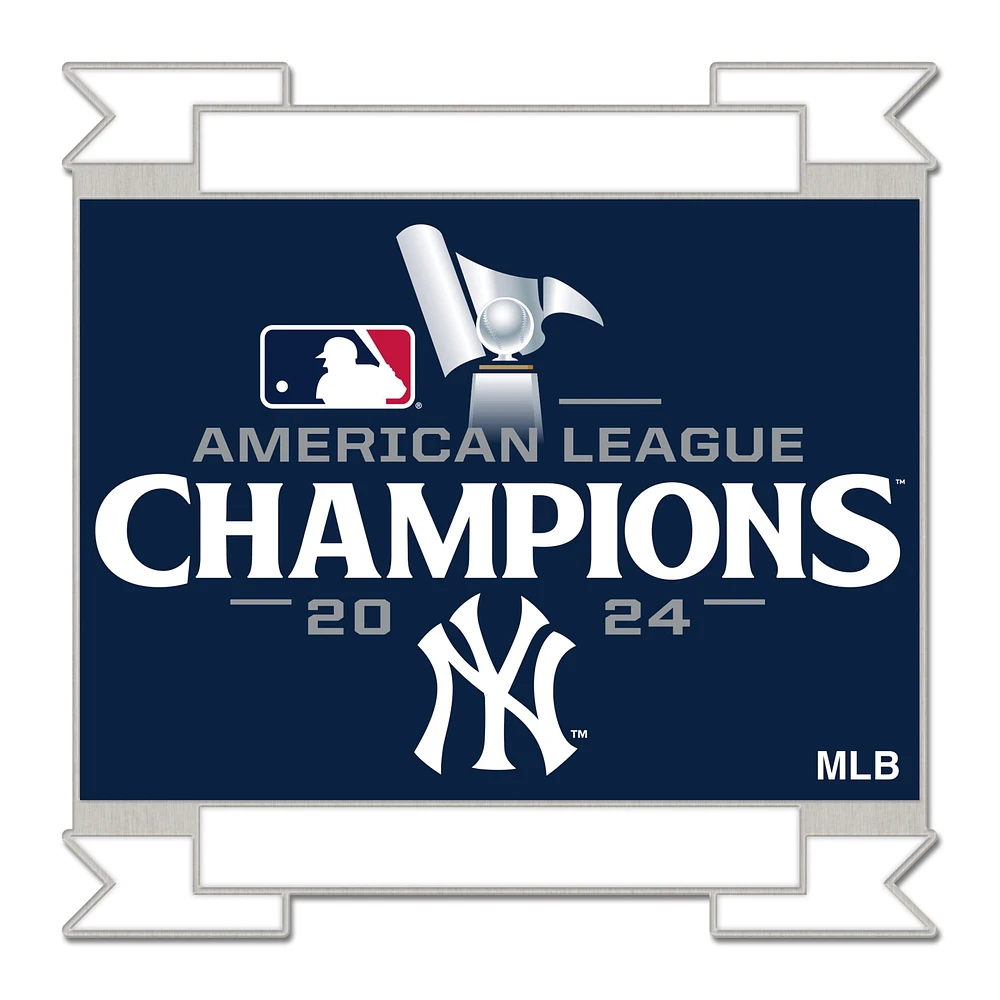 pin de collection WinCraft New York Yankees Champions de la Ligue américaine 2024