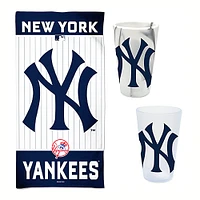 Pack d'accessoires pour la journée à la plage WinCraft New York Yankees