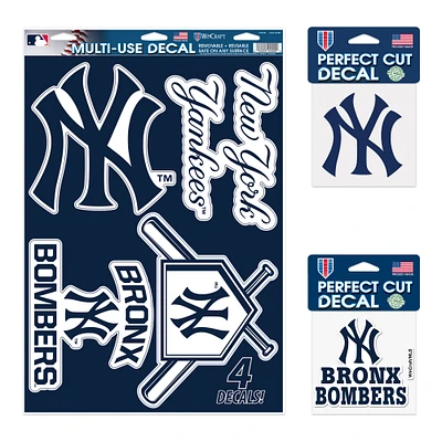 Pack de décalcomanies WinCraft New York Yankees